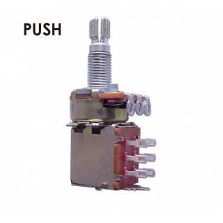 Push/Pull Pot 250k Audio - Metric